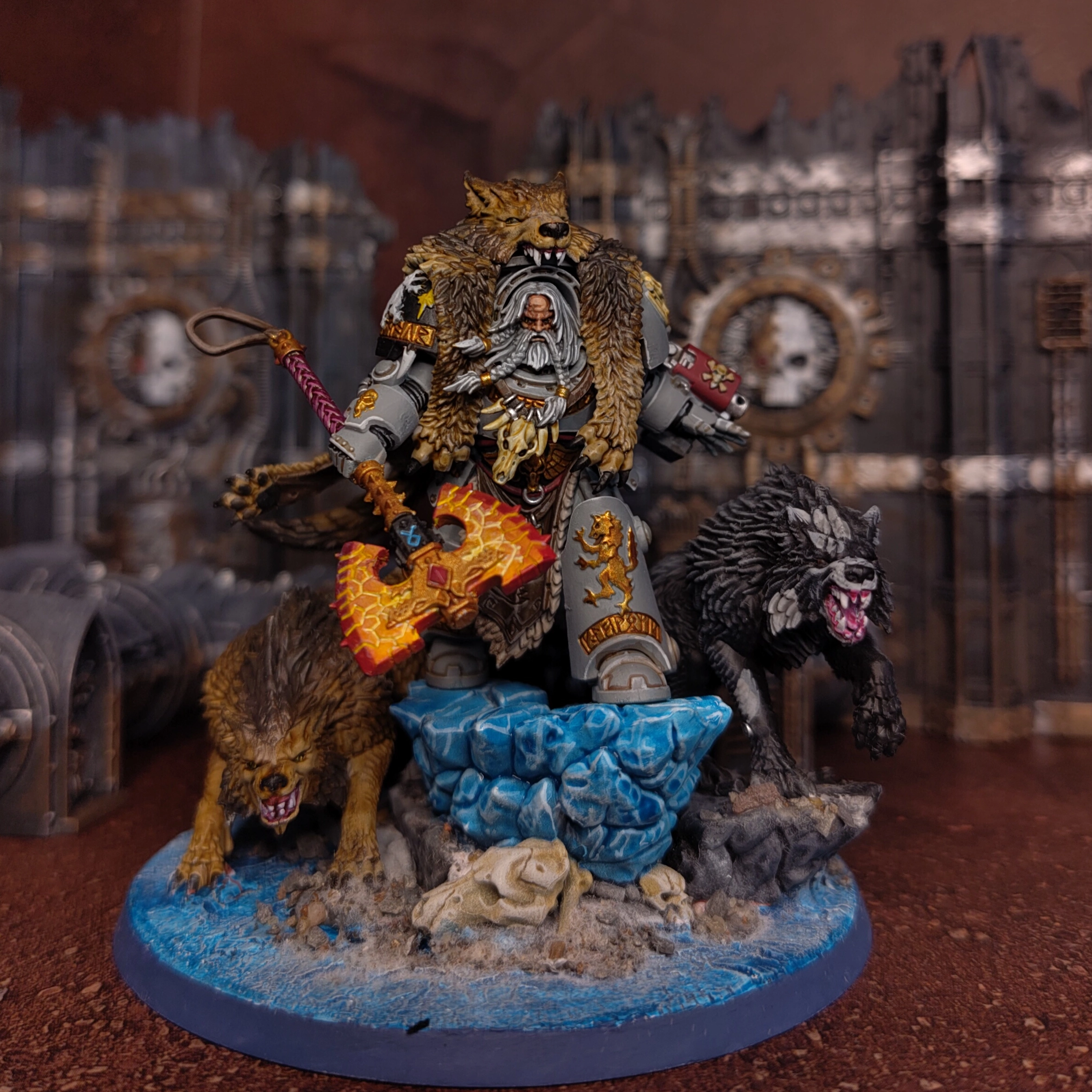 Logan Grimnar model. Highlights, blends, glazing. Parade Ready Tier.